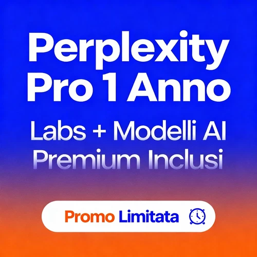 Perplexity Pro 1 Anno | Labs + Modelli AI Premium Inclusi | Promo Limitata