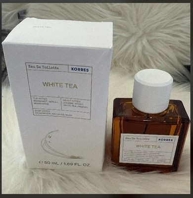 Authentic KORRES White Tea Eau De Toilette Fragrance 1.69oz Perfume Damaged Box
