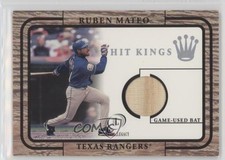 2001 Fleer Legacy Hit Kings Game-Used Bats Ruben Mateo 4e8