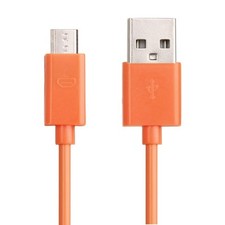 Cavo Dati Microusb 0.90 Metri Orange Samsung Galaxy Star S5280 Trend Plus S7580