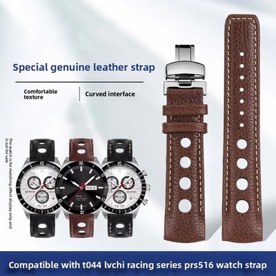 For Tissot T-race PRS516 T044417/T044430/T91 genuine leather watch strap 20mm