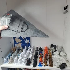 2014 Star Wars Command Star Destroyer Vehicle w/Remote Lot 119 Figures 12 Ships