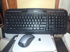 Logitech MX Keys Wireless Black Keyboard YR0083 W/ Mouse M310 Silver black