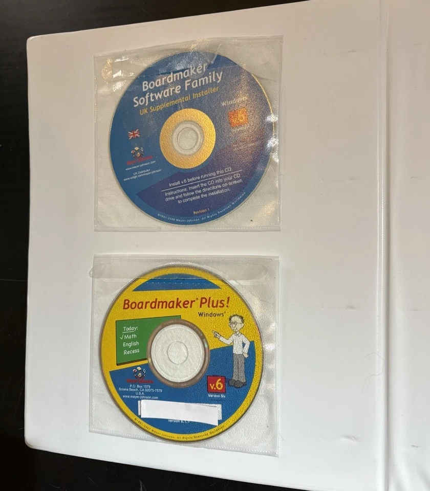 Boardmaker Plus V 6 Windows Cd Software Autism Pecs SLP AAC Picture Schedules - Image 3 of 4