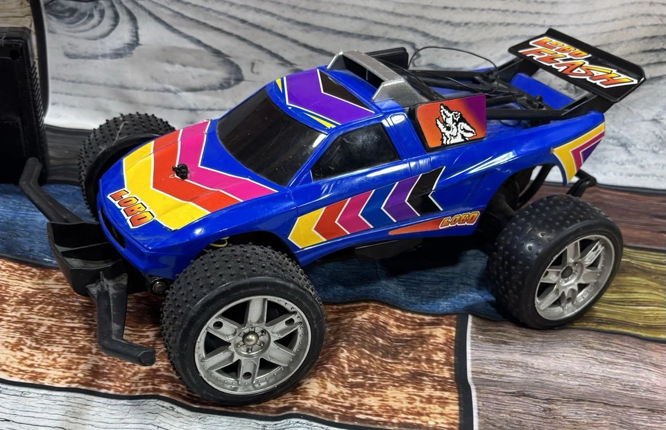 Nikko Lobo Flash 1/10 R/C Stadium Truck with Accessories|Very Rare|⚠️For Repair - Image 2 of 4