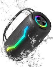Portable Bluetooth Speaker with Light, Waterproof Karaoke Machine for Adults ...
