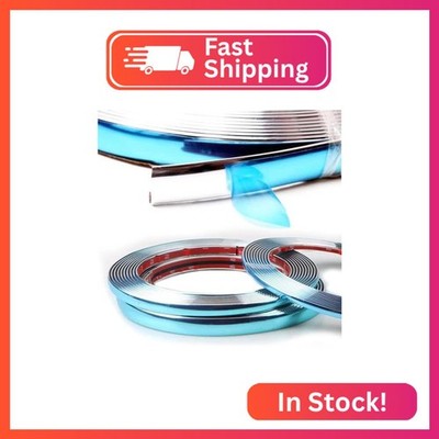 Width:1/2 inch (12mm) Self Adhesive Auto Trim Molding Strip Scratch-Proof Car/Tr