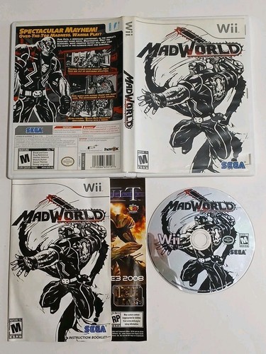 MadWorld (Nintendo Wii, 2009) Tested - CIB