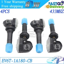 4x Tire Pressure Sensor TPMS EV6T-1A180-CB For Ford Focus F-150 Fiesta Ranger