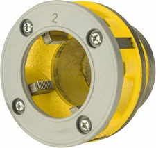 37415 Die Head & Dies 2" NPT Alloy RH 12-R Compatible with RIDGID 12R Ratchet Th