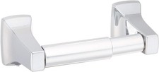 Contemporary Chrome Wall Mount Spring Toilet Paper Holder for