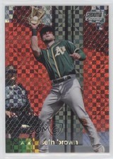 2020 Topps Stadium Club Chrome X-Fractor Seth Brown #170 Rookie RC 0i1b