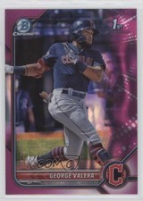 2022 Bowman Chrome Prospects Fuchsia Lava Refractor 107/199 George Valera 00jz