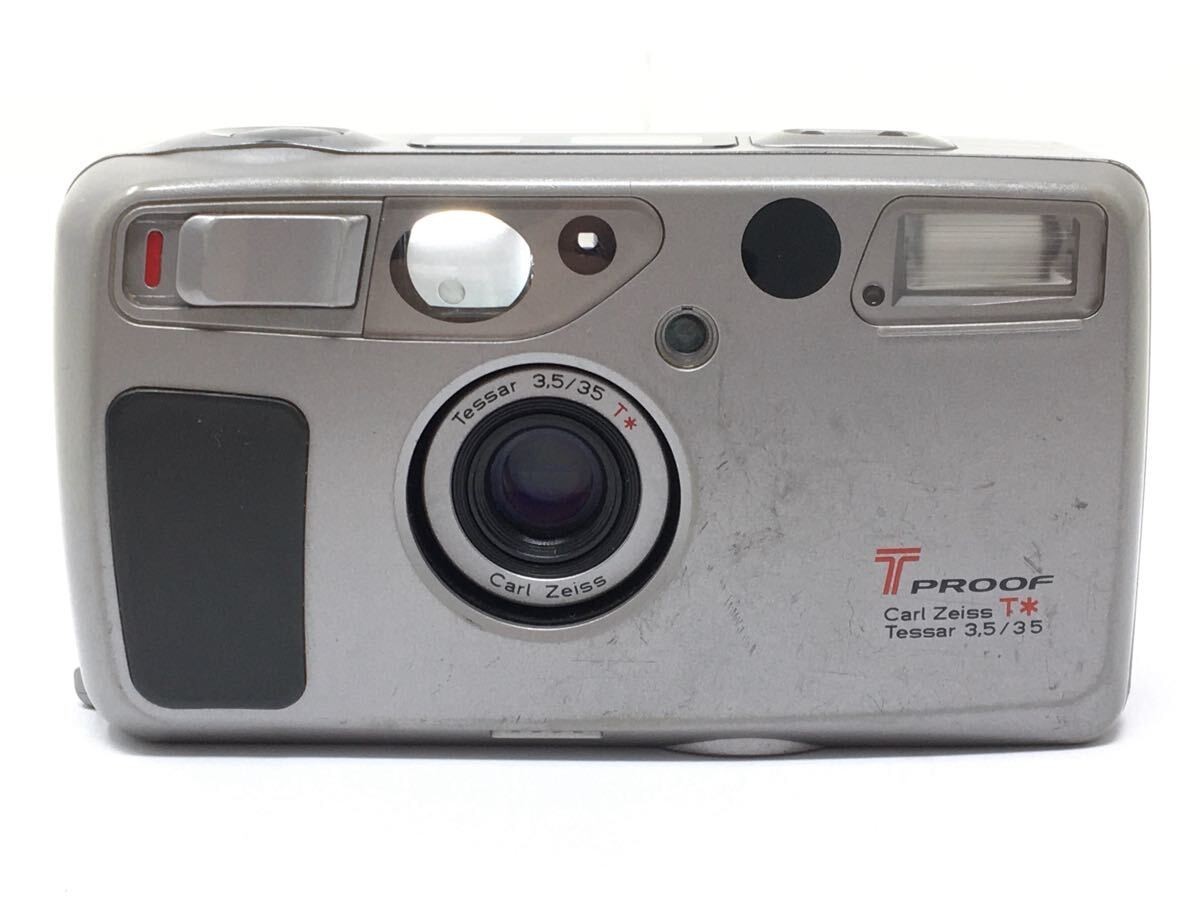 フィルムカメラ KYOCERA T PROOF Carl Zeiss Tessar 3.5/35 KYOCERA TPROOF Carl Zeiss Tessar F3.5 35mm Compact Film Camera
