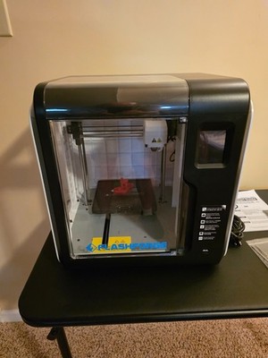 Flashforge Adventurer 3 3D Printer Flexible Build Plate Wi-Fi TESTED + Extras