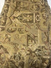 Ralph Lauren Bellosguardo Duvet Cover Queen Brown Gold Paisley Italy Retired
