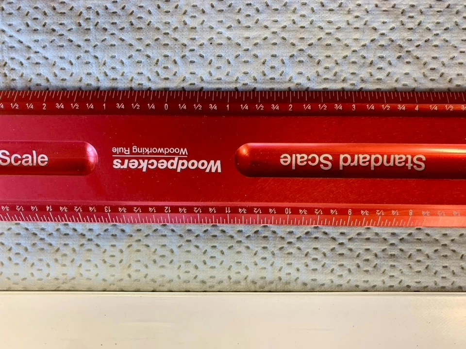 Woodpeckers 24" Center Scale / Left to Right scale Ruler = Precision Woodworking - Image 2 of 4