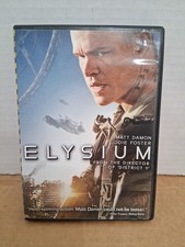 Elysium (DVD, 2013) Matt Damon, Jodie Foster Sci-fi Action War Robots 