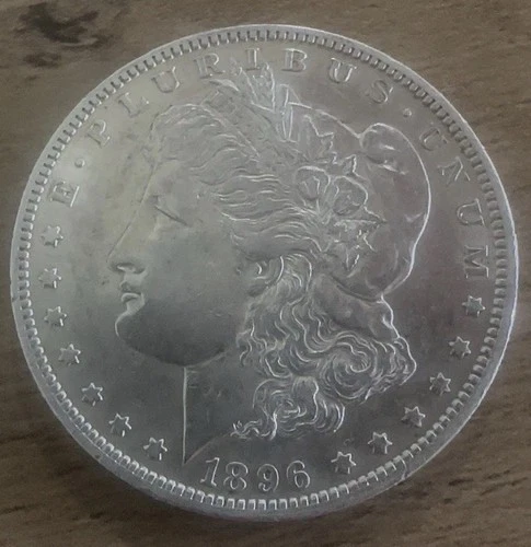 🔥 1896-O Morgan Silver Dollar  • Tough Date • NO RESERVE 🔥 CARTWHEEL  AU/MS+