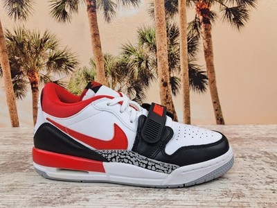 Nike Air Jordan Legacy 312 Low Fire Red White Sneakers CD9054-160