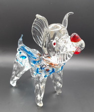Murano Italian Art Glass Scottie Dog Terrier Figurine 19cm Tall 1.22kg Vintage