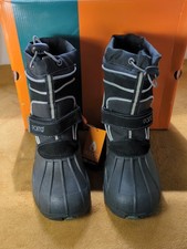 Sporto Kids Snow Boots with Dual Closure Blizzard All-Weather Insulated-3US