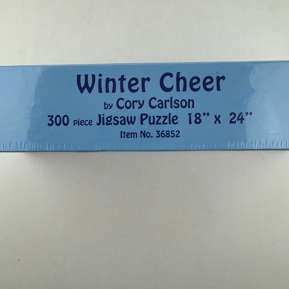 Rompecabezas SunsOut Winter Cheer de Cory Carlson 300 piezas 18" x 24" EE. UU. Nuevo sellado Foto 4 de 4