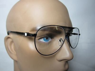 Aviator reading Clear Bi-focus SunGlasses + Free Micro Fiber Pouch $5 RJ8027CBF