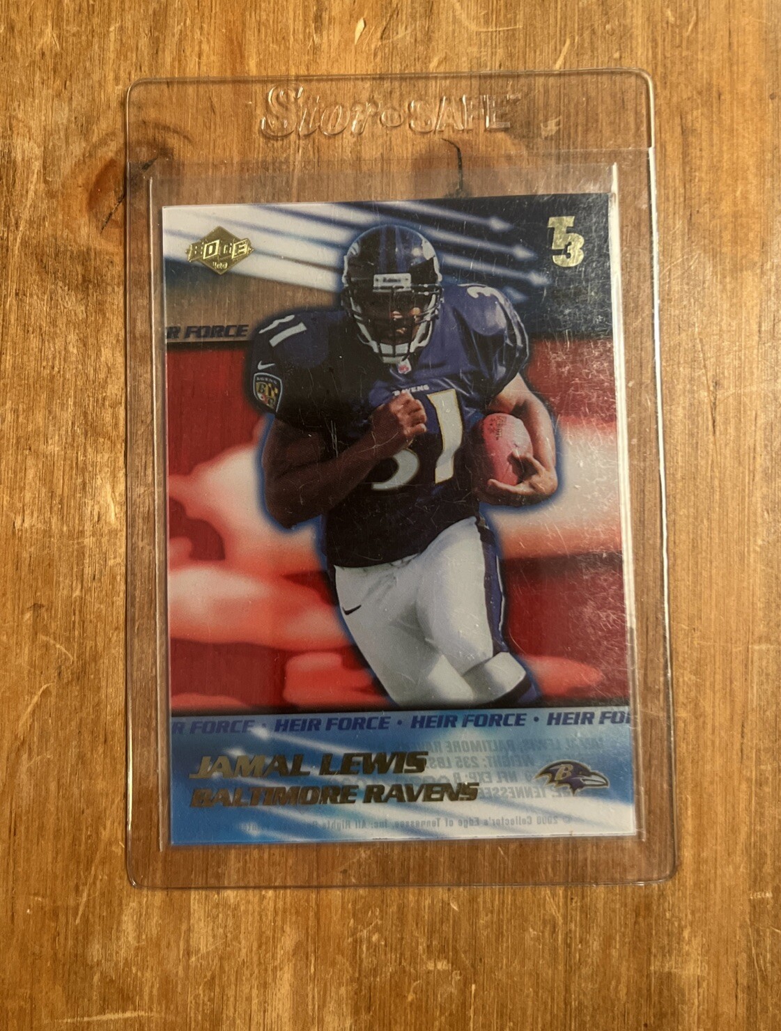 Jamal Lewis Collector's Edge T3 Heir Force #HF2 Heir Force