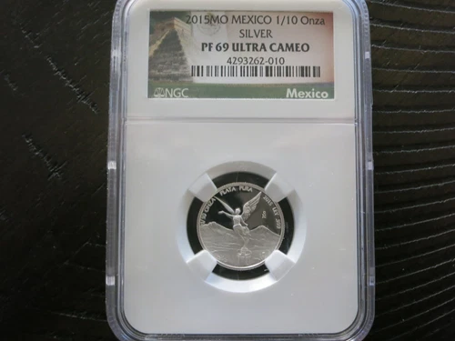 2015 MO MEXICO 1/10th ONZA SILVER LIBERTAD NGC PF 69 ULTRA CAMEO