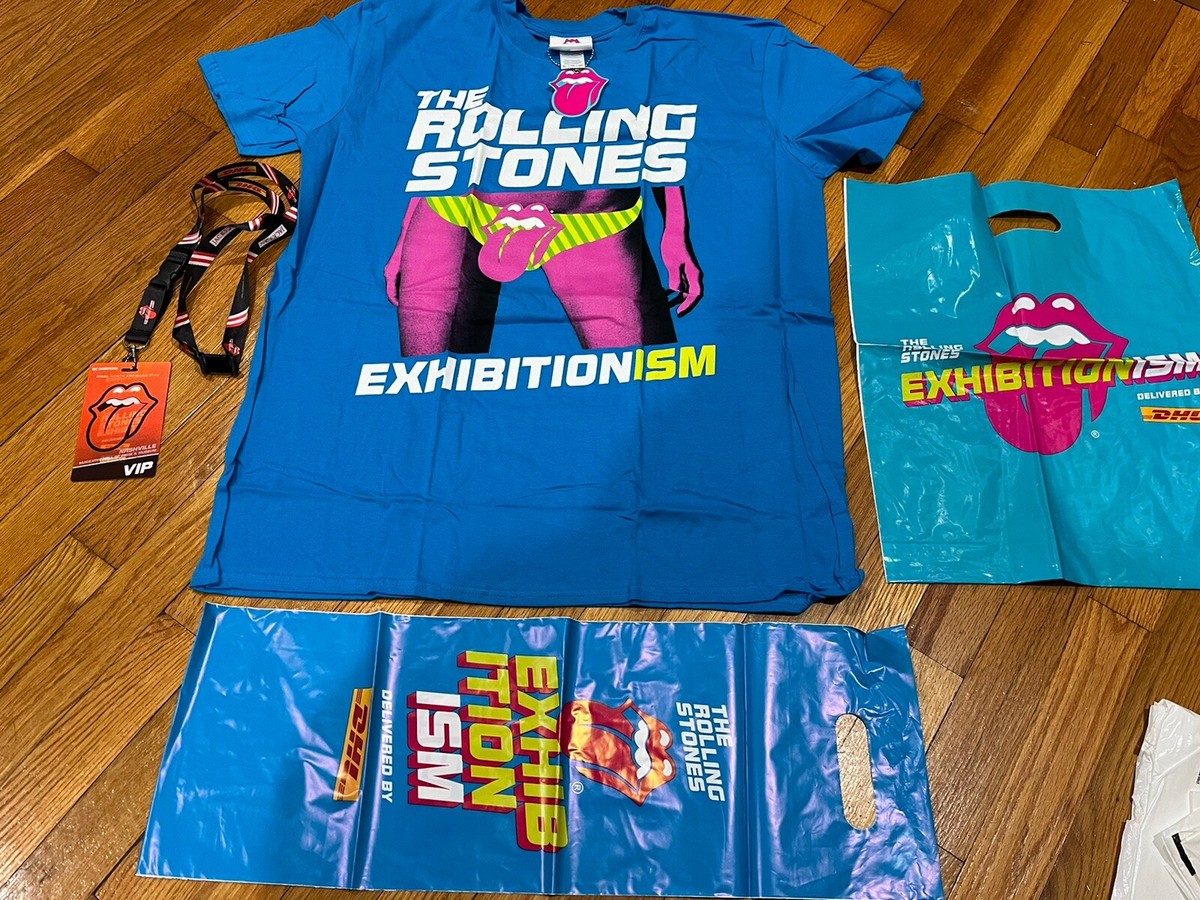 Rolling Stones Exhibitionsm Shirt XL Nashville Blue Bags Rolling Stones Exhibitionsm Shirt XL Nashville Blue Bags