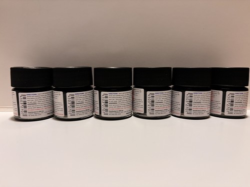 TAMIYA Lotto di 6 X 1 - COLORE ACRILICO LUCIDO NERO - GLOSS BLACK MINI 10 ML - Foto 7 di 11