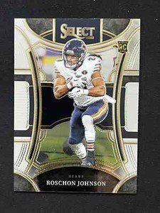 Roschon Johnson 2023 Panini Select Football Suite Level Chicago Bears RC #417