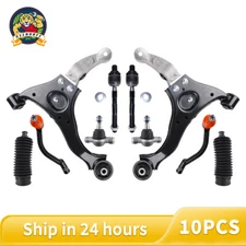 10Pcs Front Lower Control Arm Ball Joint Tierod Kit for 2006-2010 Hyundai Sonata