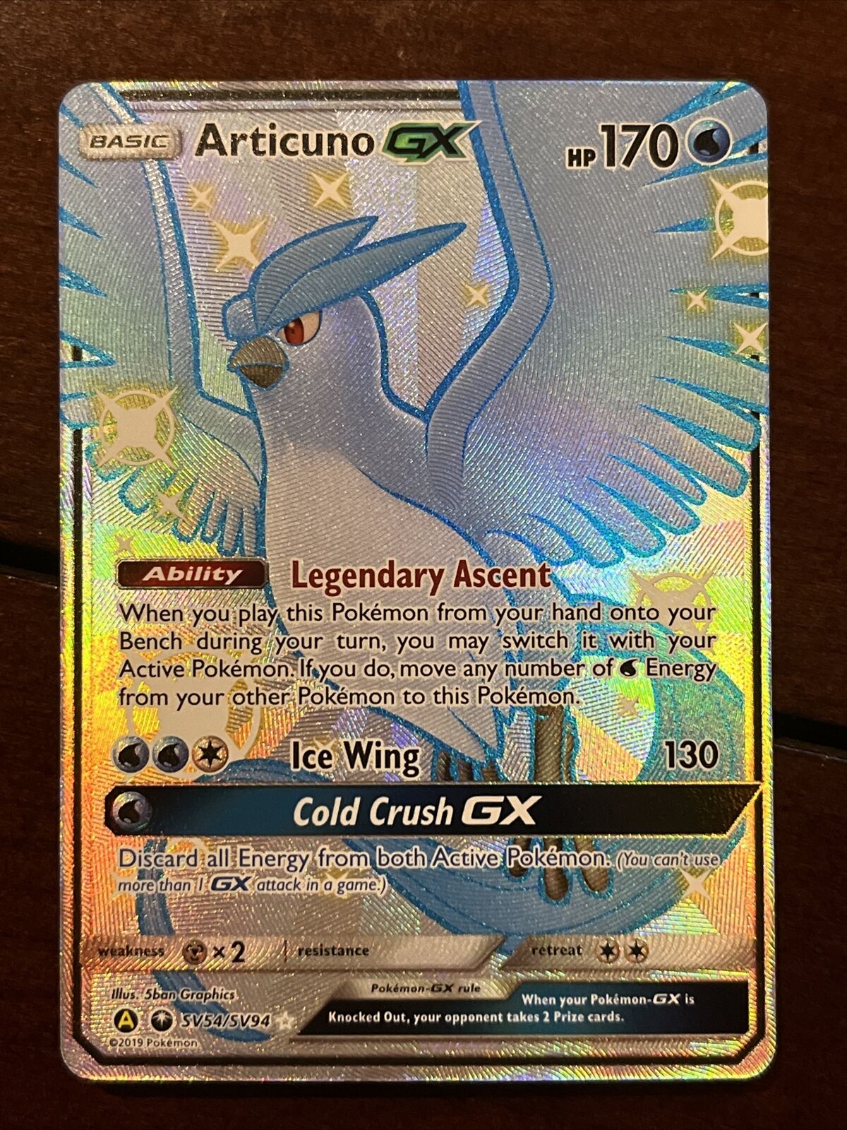 Articuno GX #SV54 Prices, Pokemon Hidden Fates