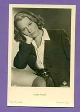 LOTTE KOCH # A 3568/1 VINTAGE PHOTO PC. PUBLISHER GERMANY 3141