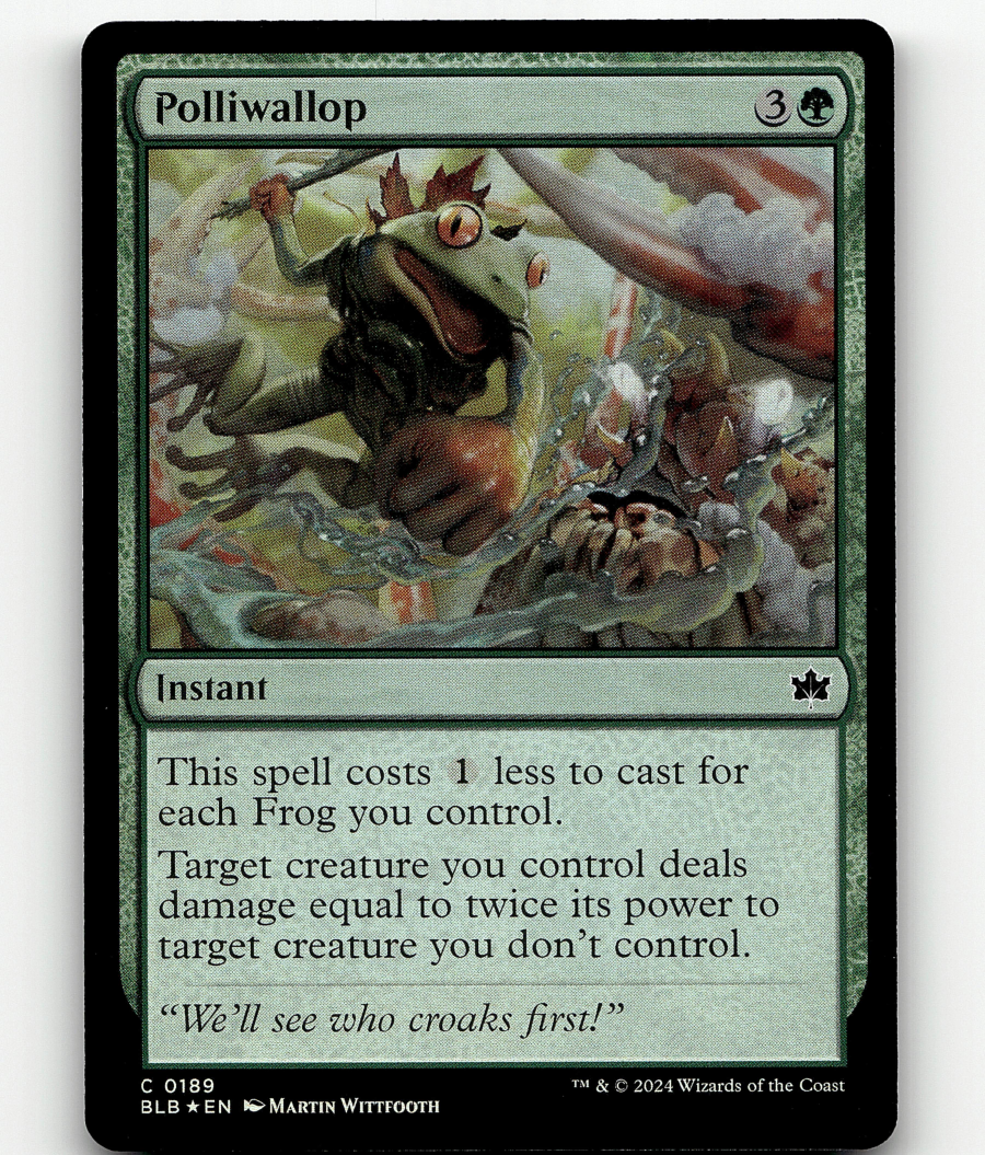 FOIL - MTG Polliwallop #189 - Bloomburrow | eBay