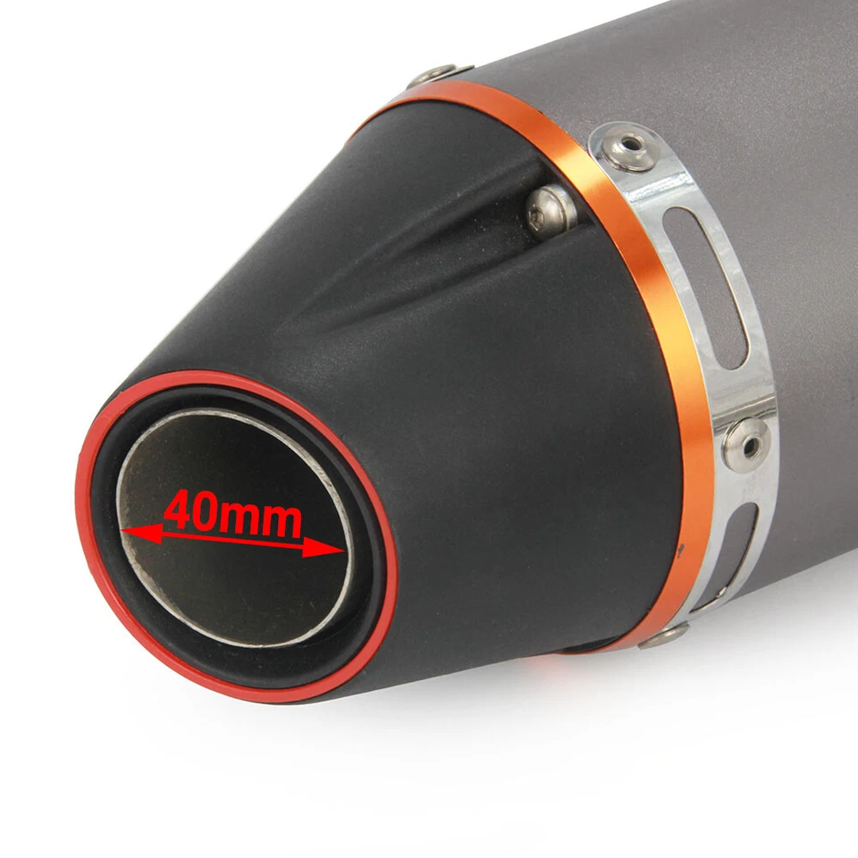 Sistema de tubo de silenciador de escape completo para HONDA CRF150F CRF230F 2003-2017 HAWK250 Foto 4 de 4