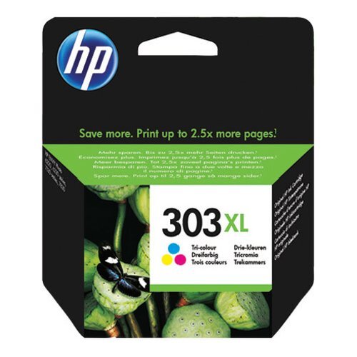 HP Original High Capacity Tricolor Ink Cartridge 303XL