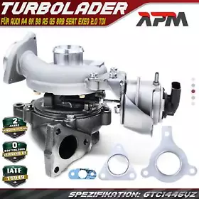 Turbolader für Audi A4 8K2 8KH 8K5 B8 A5 8F7 8TA Q5 8RB Seat Exeo 3R2 3R5 2.0TDi