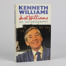 Kenneth Williams Signed Just Williams An Autobiography Fontana Paperback 1987