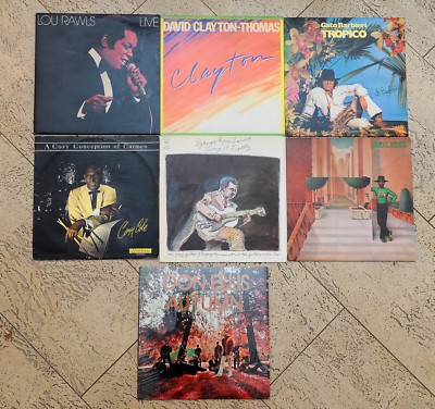 7 x Jazz LP's Promo Sammlung - Lou Rawls, Don Ellies , Gato Barbieri ,Cozy Cole