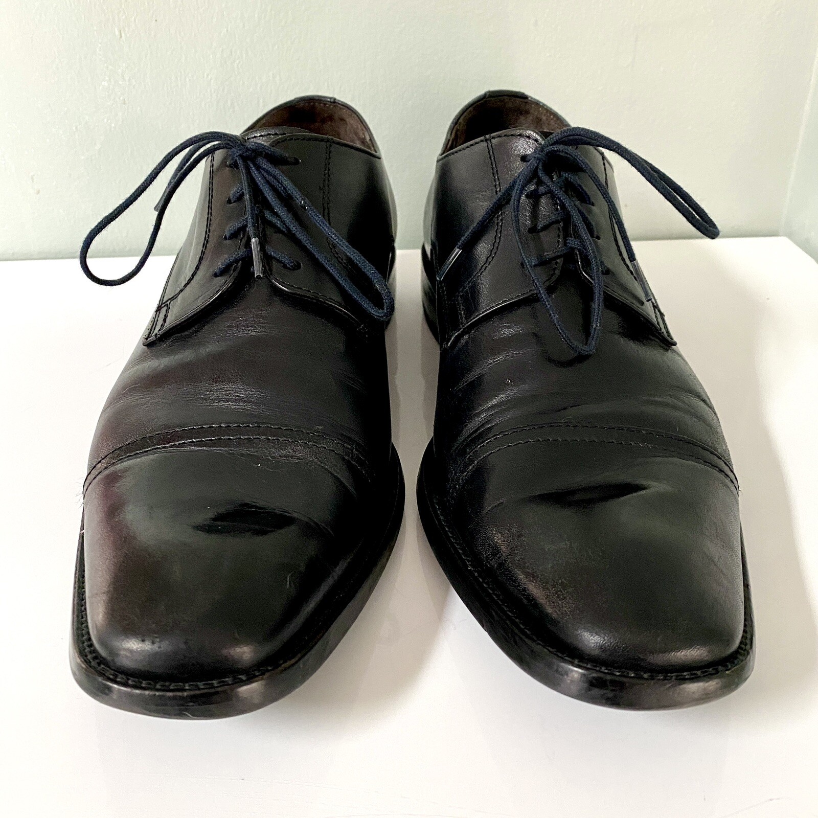 SAOLA Scarpe eleganti To Boot New York Adam Derrick punta nera da uomo USA taglia 10 Italia