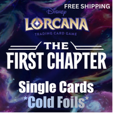 Disney Lorcana - First Chapter - Cold Foils - You Pick - NM - Free Shipping