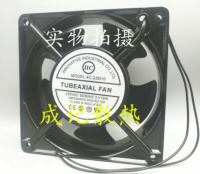 1pcs TUBEAXIAL FAN 4C-230HS 230V 21/19W 12 cm cooling fan