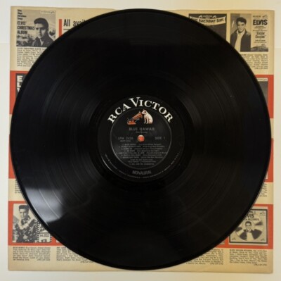 Elvis Presley: Blue Hawaii RCA Victor LPM-2426 Vinyl LP Records | eBay