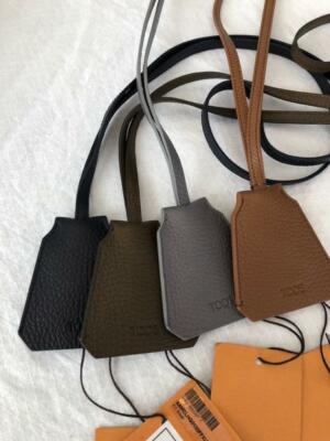 Tods leather couchette key chain holder necklace - Main Image