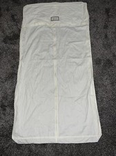Gucci White Fabric Zippered Long Dust Cover Garment Bag 29  x56  