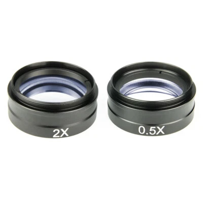 0.3X 0.5X 0.75X 1.5X 2X Auxiliary Objective Barlow Lens 42mm F Stereo Microscope