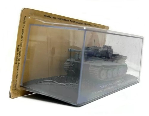 Eaglemoss 1:72 Pz.Kpfw VI Tiger Ausf. E. Tiger 1 Diecast Tank In Display Case - Picture 2 of 6